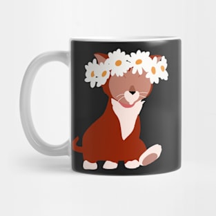 Kitty in a Flower Crown Mug